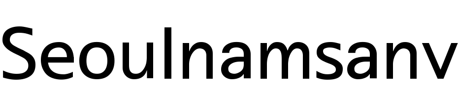 Seoul Namsan Vert Font Download Free