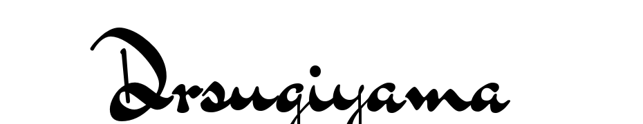 Dr Sugiyama Regular Font Download Free
