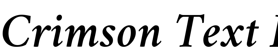 Crimson Text Bold Yazı tipi ücretsiz indir
