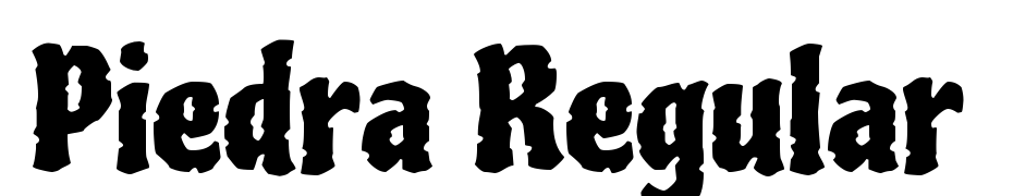 Piedra Regular Font Download Free