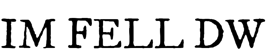 IM FELL DW Pica SC Font Download Free