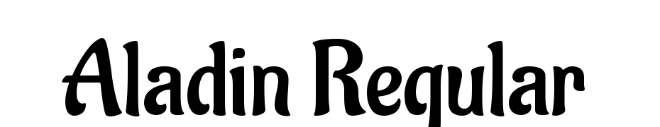 Aladin Regular Schrift Herunterladen Kostenlos