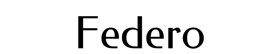 Federo Font Download Free