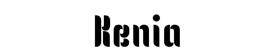 Kenia Font Download Free