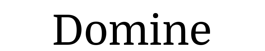 Domine Font Download Free