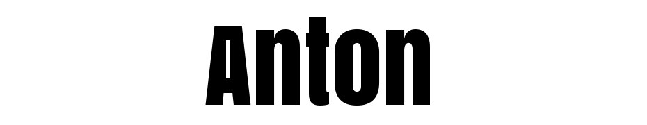 Anton Font Download Free