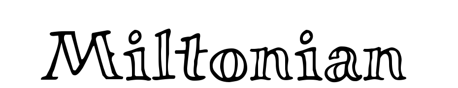 Miltonian Font Download Free