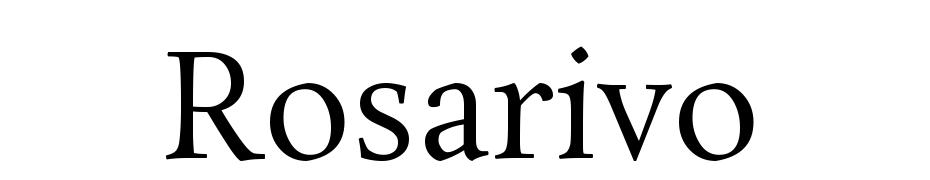 Rosarivo Font Download Free