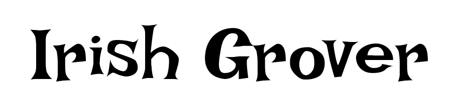 Irish Grover Font Download Free