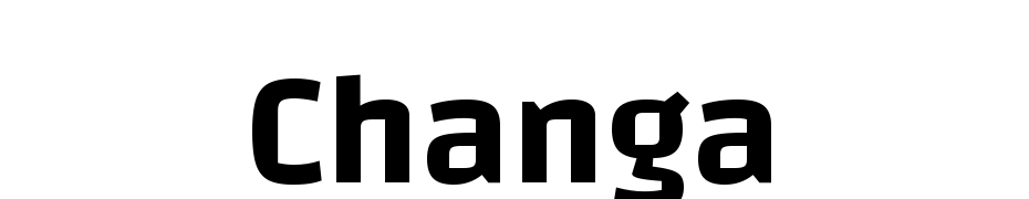 Changa Semi Bold Scarica Caratteri Gratis