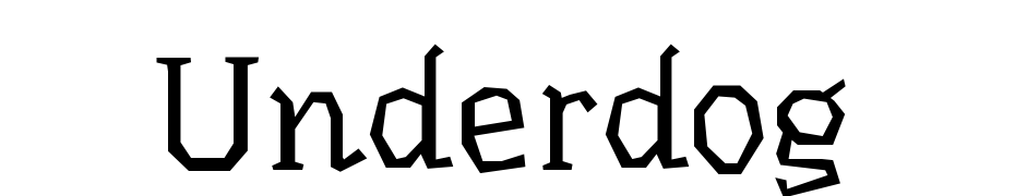 Underdog Font Download Free