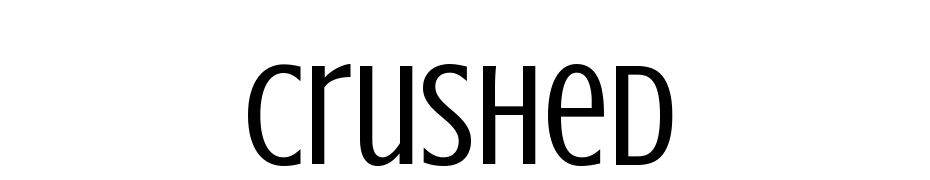 Crushed Font Download Free