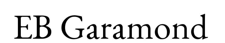 EB Garamond Scarica Caratteri Gratis