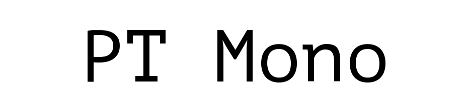 PT Mono Fuente Descargar Gratis