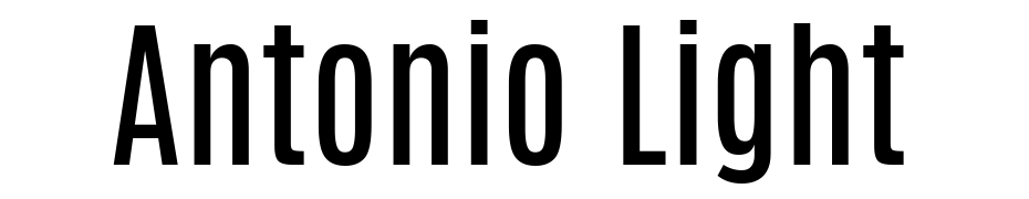Antonio Light Schrift Herunterladen Kostenlos