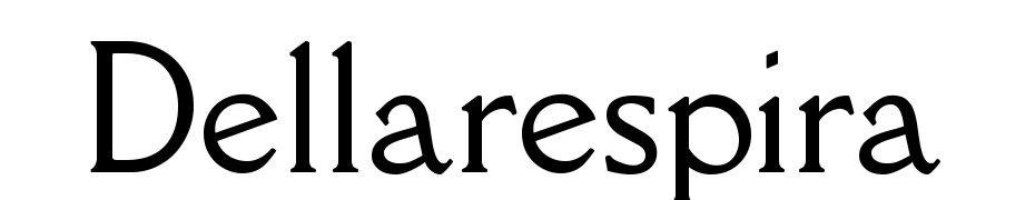 Della Respira Font Download Free
