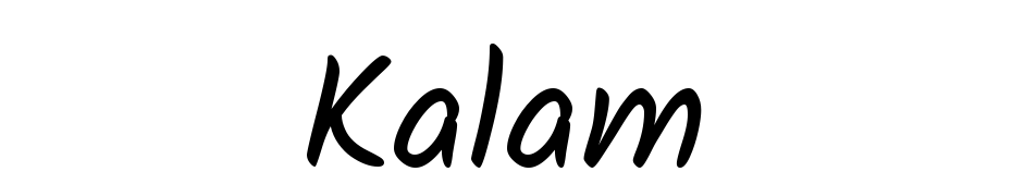 Kalam Scarica Caratteri Gratis