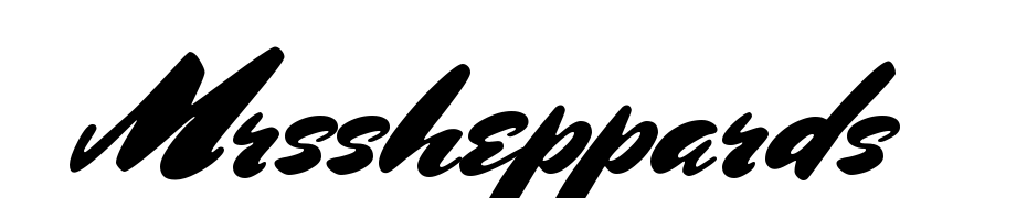Mrs Sheppards Regular Font Download Free