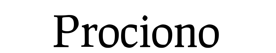 Prociono Font Download Free