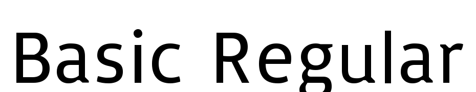 Basic Regular Font Download Free