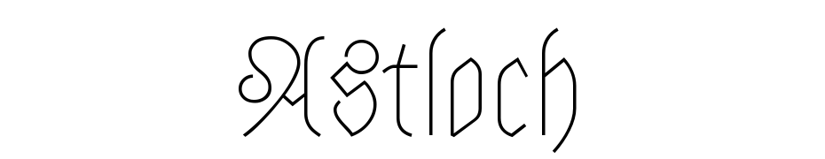 Astloch Font Download Free