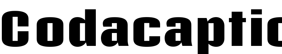Coda Caption Heavy Font Download Free