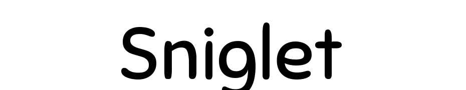 Sniglet Regular Font Download Free