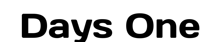 Days One Font Download Free