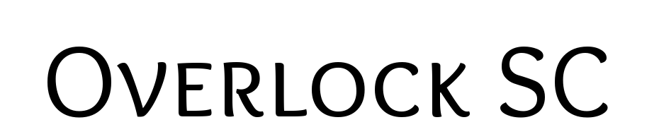 Overlock SC Font Download Free