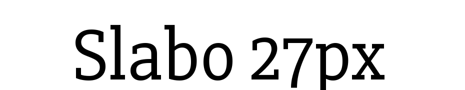 Slabo 27px cкачати шрифт безкоштовно