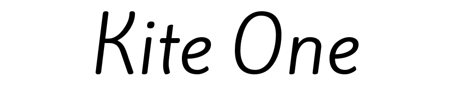 Kite One cкачати шрифт безкоштовно
