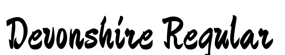 Devonshire Regular Font Download Free
