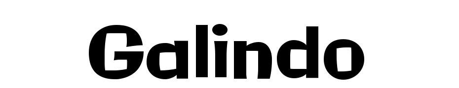 Galindo cкачати шрифт безкоштовно