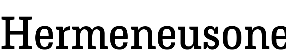 Hermeneus One Font Download Free