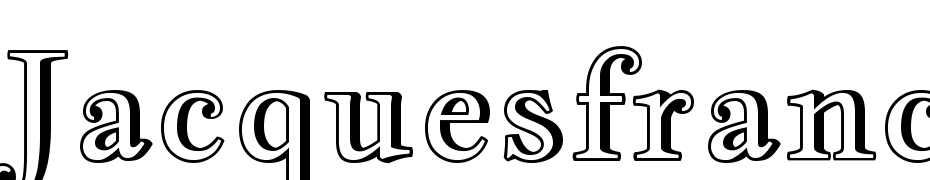 Jacques Francois Shadow Font Download Free
