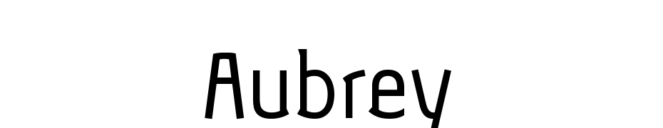Aubrey Scarica Caratteri Gratis
