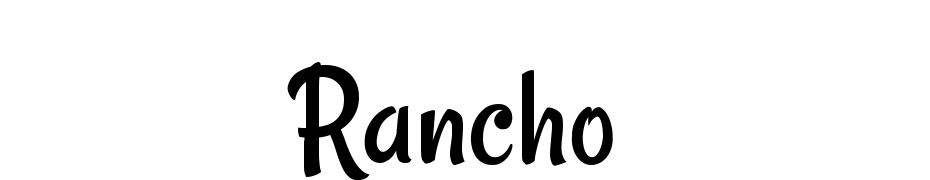 Rancho cкачати шрифт безкоштовно
