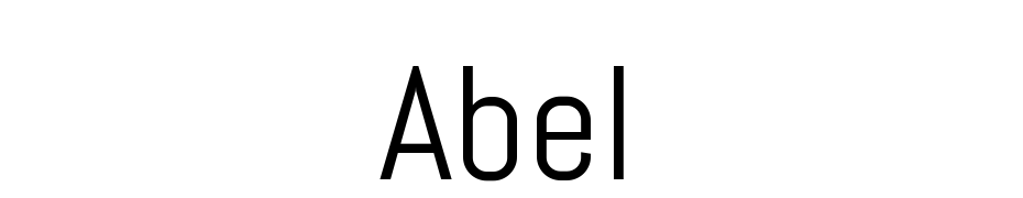 Abel Font Download Free