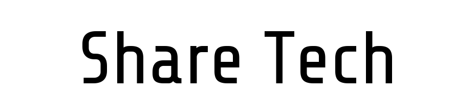 Share Tech Schrift Herunterladen Kostenlos