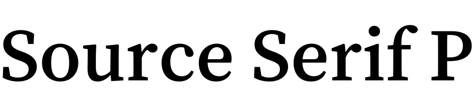 Source Serif Pro Polices Telecharger