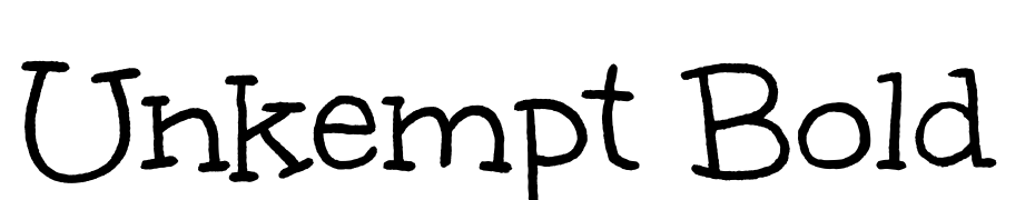 Unkempt Bold Font Download Free