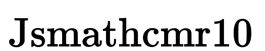 Js Math Cmr10 Font Download Free