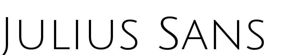 Julius Sans One Polices Telecharger