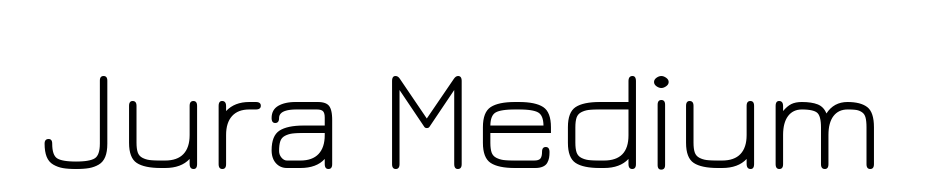 Jura Medium Yazı tipi ücretsiz indir