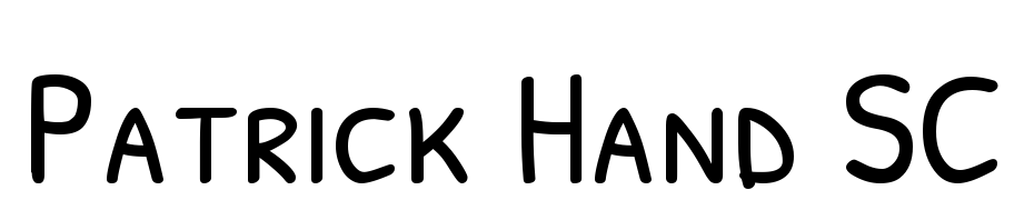 Patrick Hand SC Font Download Free