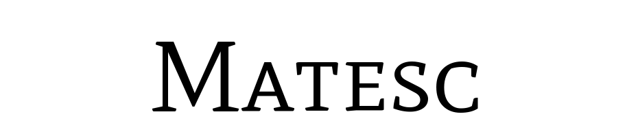 Mate SC Regular Scarica Caratteri Gratis
