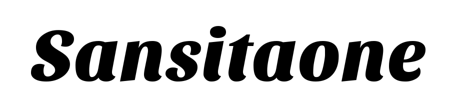 Sansita One cкачати шрифт безкоштовно
