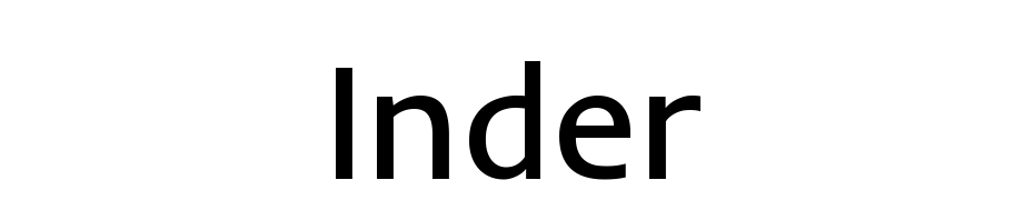 Inder Font Download Free