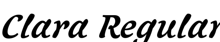 Clara Regular Font Download Free