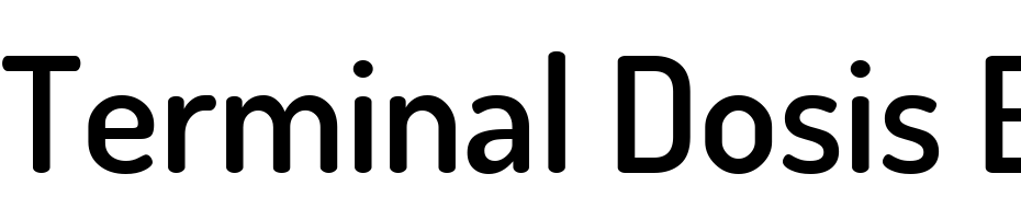 Terminal Dosis Extra Light Font Download Free